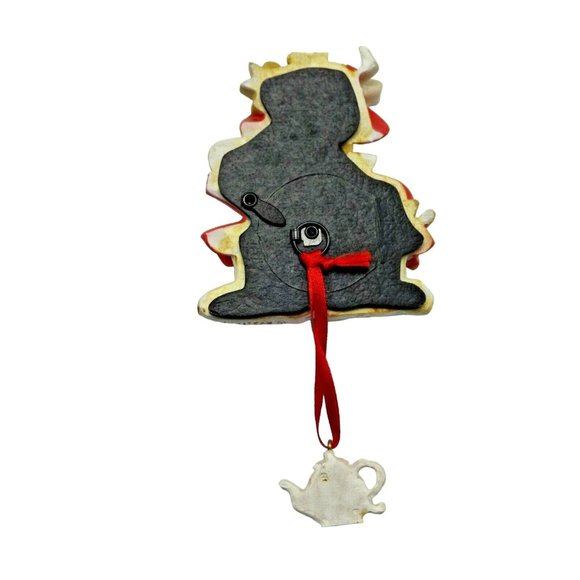 SNOWMAN Christmas Round Picture Frame Hanging Ornament Steamboat Colorado teapot - Picture 4 of 8